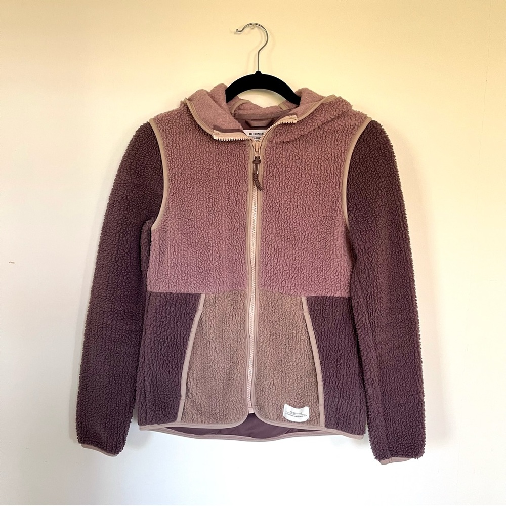 REI Co-op Women’s Aureum Sherpa Hoodie in Peppercorn